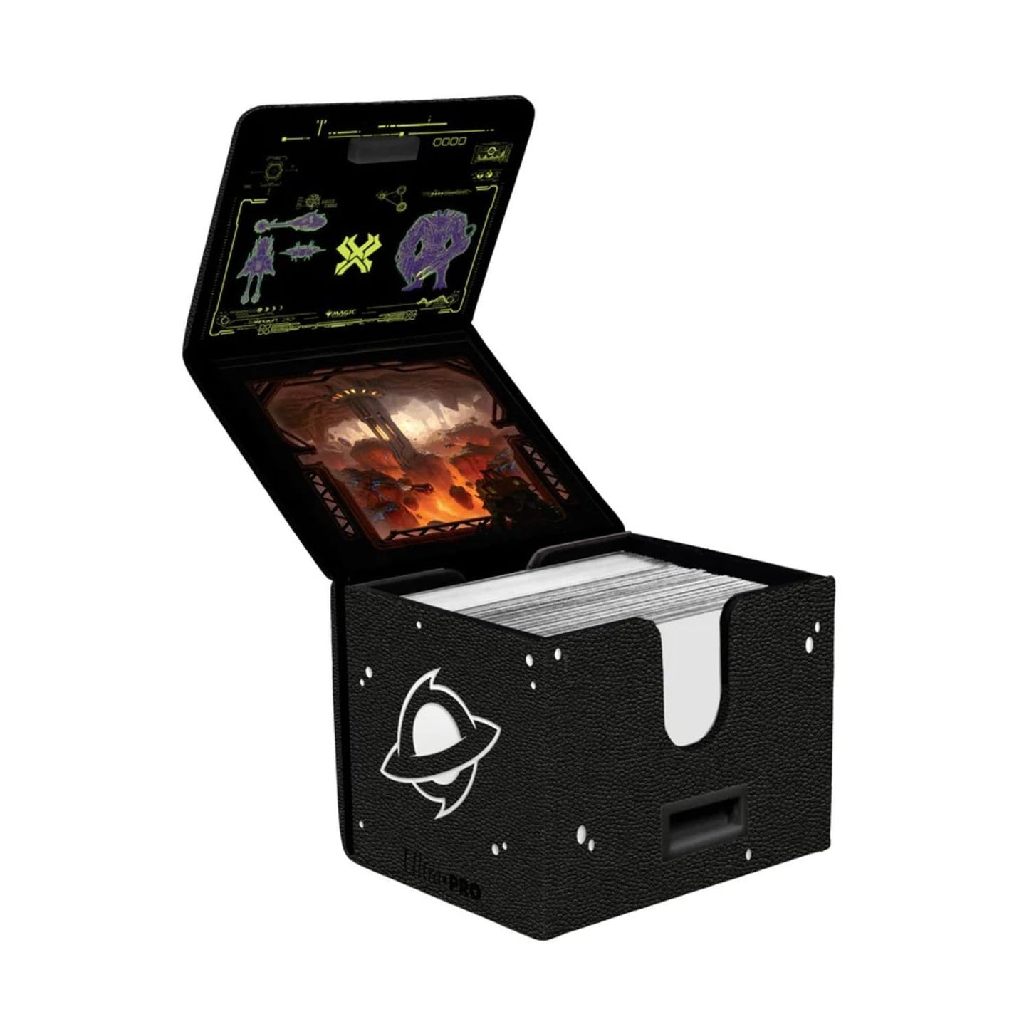 White Smoke Edge of Eternities Kavaron, Memorial World Alcove Edge Deck Box for Magic: The Gathering