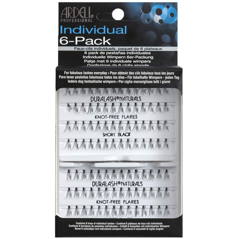 Gray 6 Pack Knot-Free Individuals Short Black