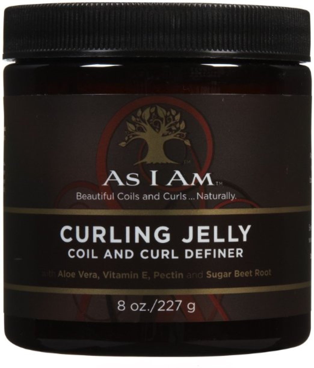 Black As I AM Curl Jelly Coil and Curl Definer 8oz (Pack of 3)