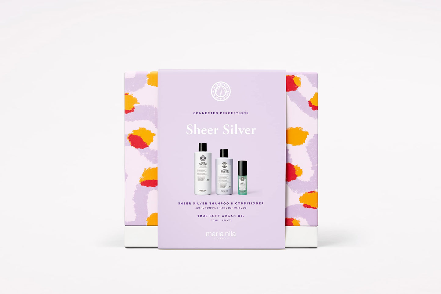 Lavender Maria Nila Sheer Silver Gift Box, Neutralizes Golden Shades, Violet Pigments Gives Cool Tone, 100% Vegan & Sulfate/Paraben free