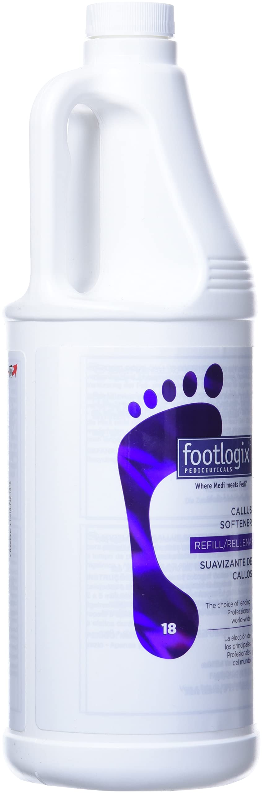 White Smoke footlogix Footlogix Professional Callus Softener, 32 fl. oz.