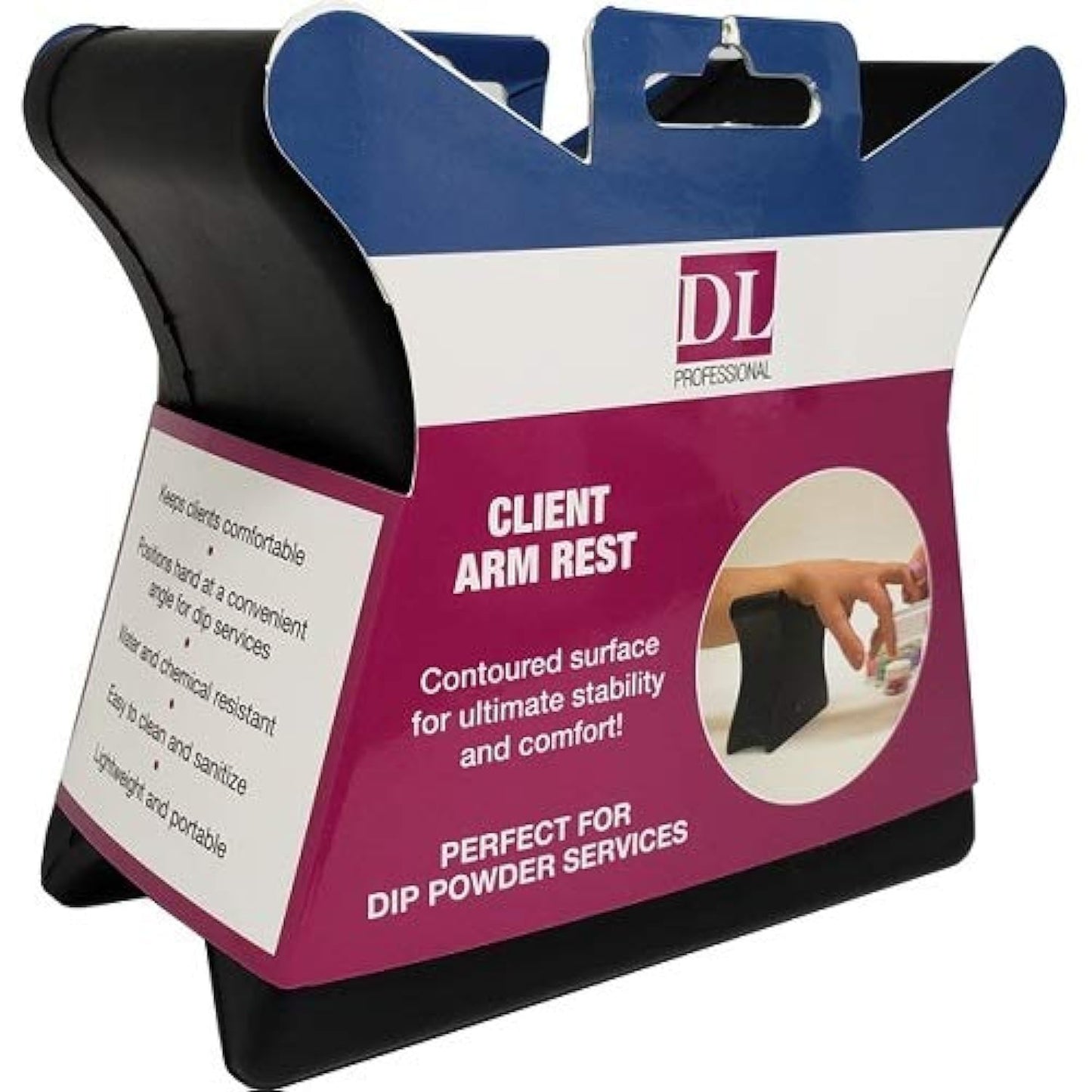 White Smoke DL C465 Manicure Professional Client Arm Rest