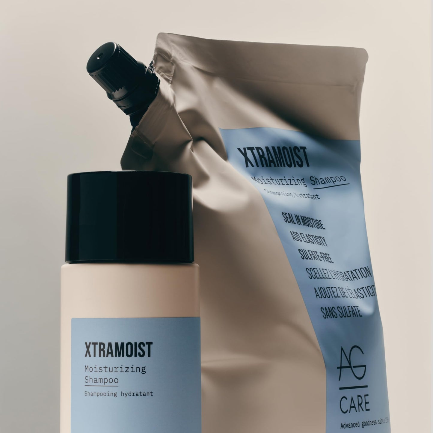 Dim Gray Xtramoist Moisturizing Shampoo by AG Hair Cosmetics for Unisex - 10 oz Shampoo