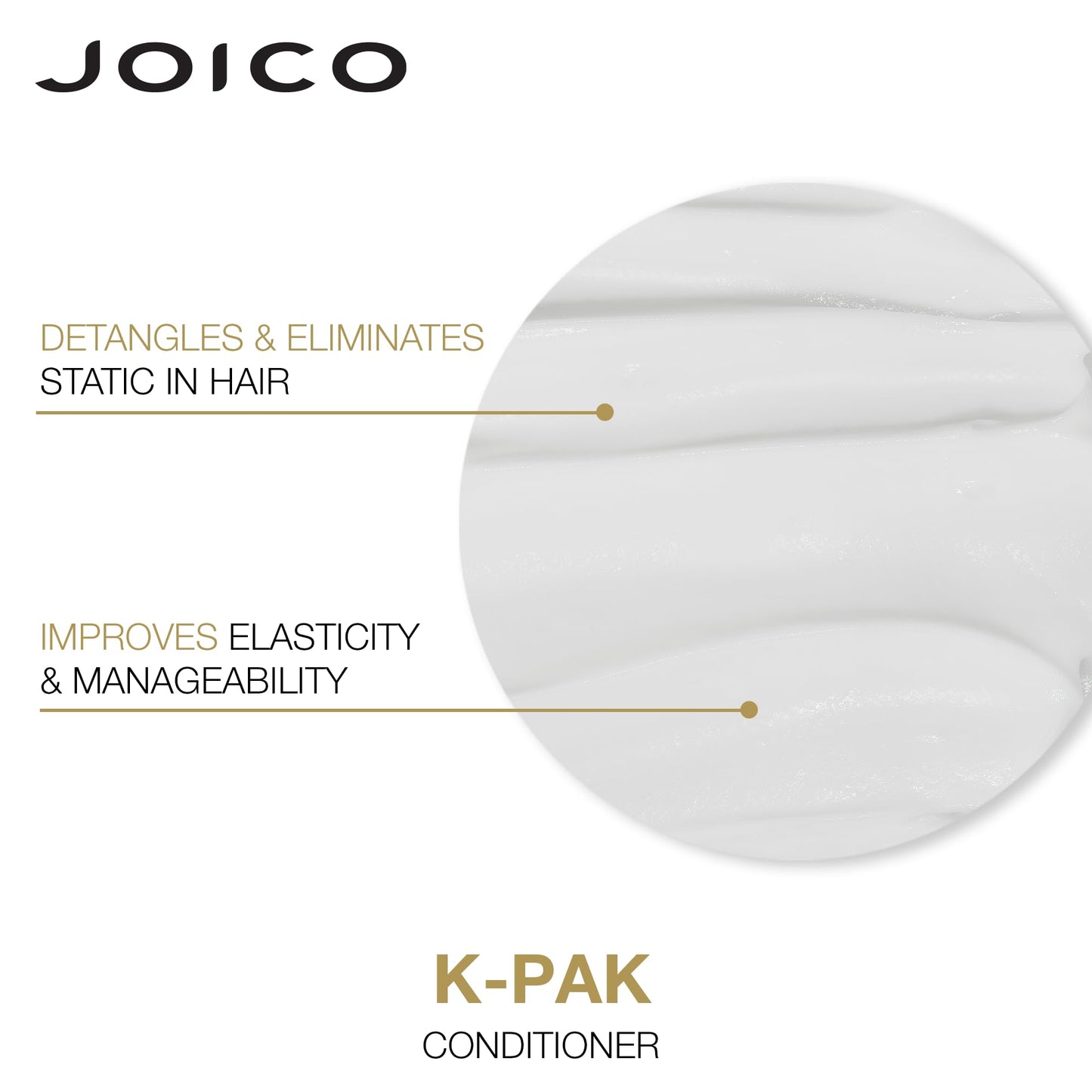 White Smoke Joico K-PAK Daily Shampoo and Conditioner Set to Repair Damage, 10.1-Ounce