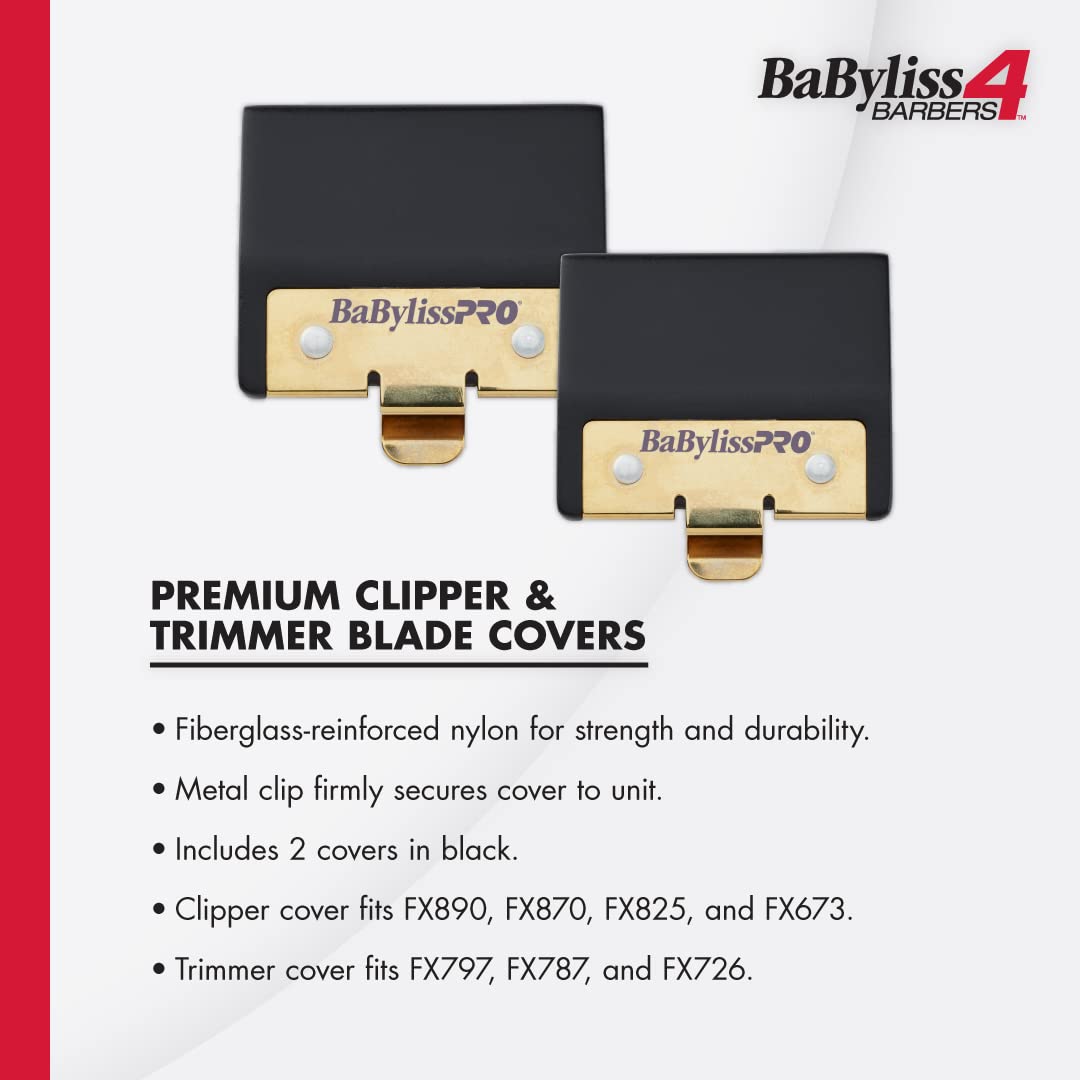 White Smoke BaBylissPRO Premium Clipper Blade Covers for FX890,FX870, FX825, FX673
