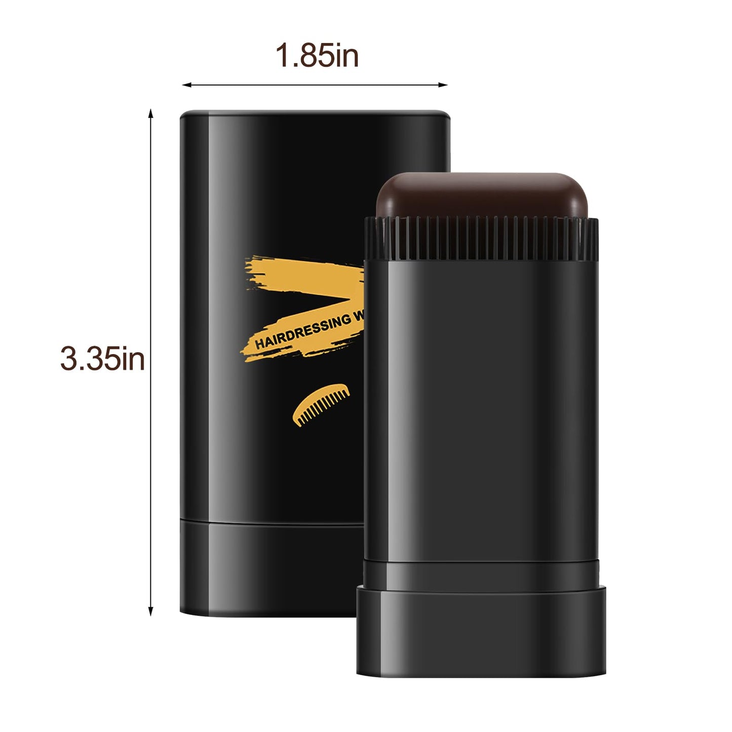 White Smoke Boobeen Root Touch Up Hair Color Stick,Blendable Hairline Powder for Gray Coverage,Long Lasting Root Cover Up & Thinning Edges,Natural Finish for Women & Men