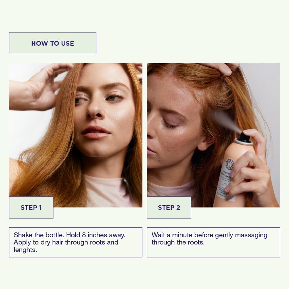 White Smoke Maria Nila, Soothing Dry Shampoo, Hold 1/5, Freshens up Greasy Hair & Soothing for Scalp, 100% Vegan & Sulfate/Paraben free, 6.9 Fl Oz