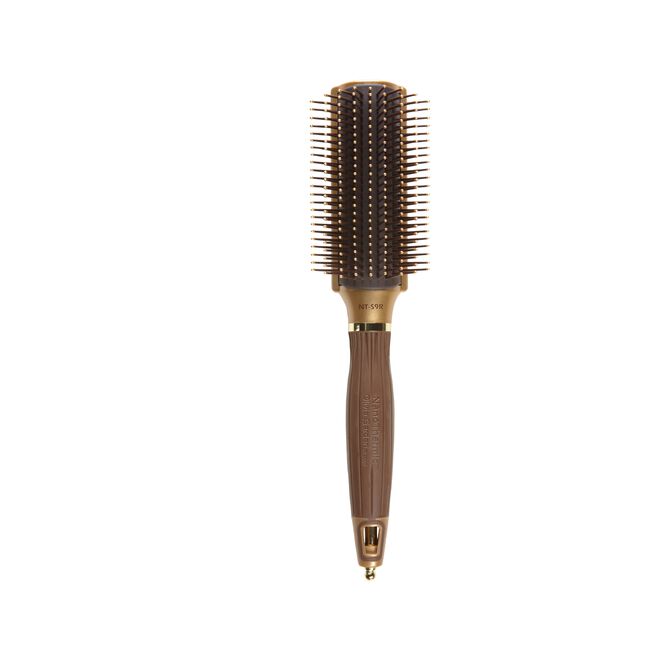 White Smoke Olivia Garden Nanothermic 9-Row Styling Brush
