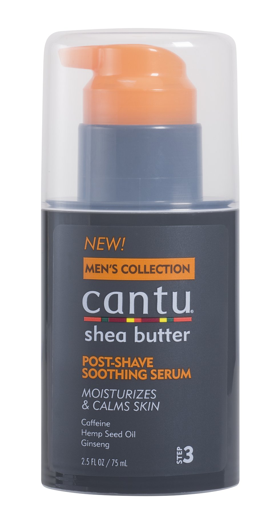 Dark Slate Gray Cantu Men's Shea Butter Post Shave Soothing Serum, 2.5 Oz