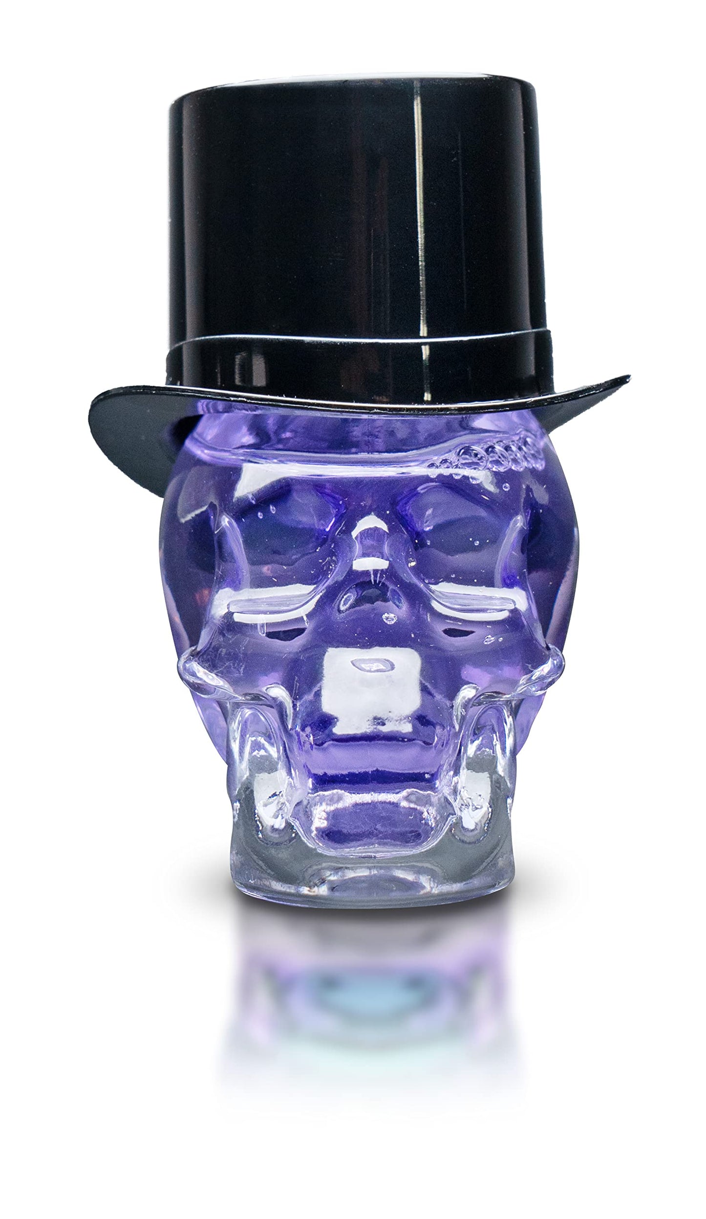 White Smoke GIBS Grooming - Alpha Male Beard, Hair & Tattoo Oil (1 fl oz) Collectible Glass Skull Bottle - Softens & Strengthens - Skin Moisturizer - Vitamin C - UV Shield - Travel Size - Beard Oil - Made in USA