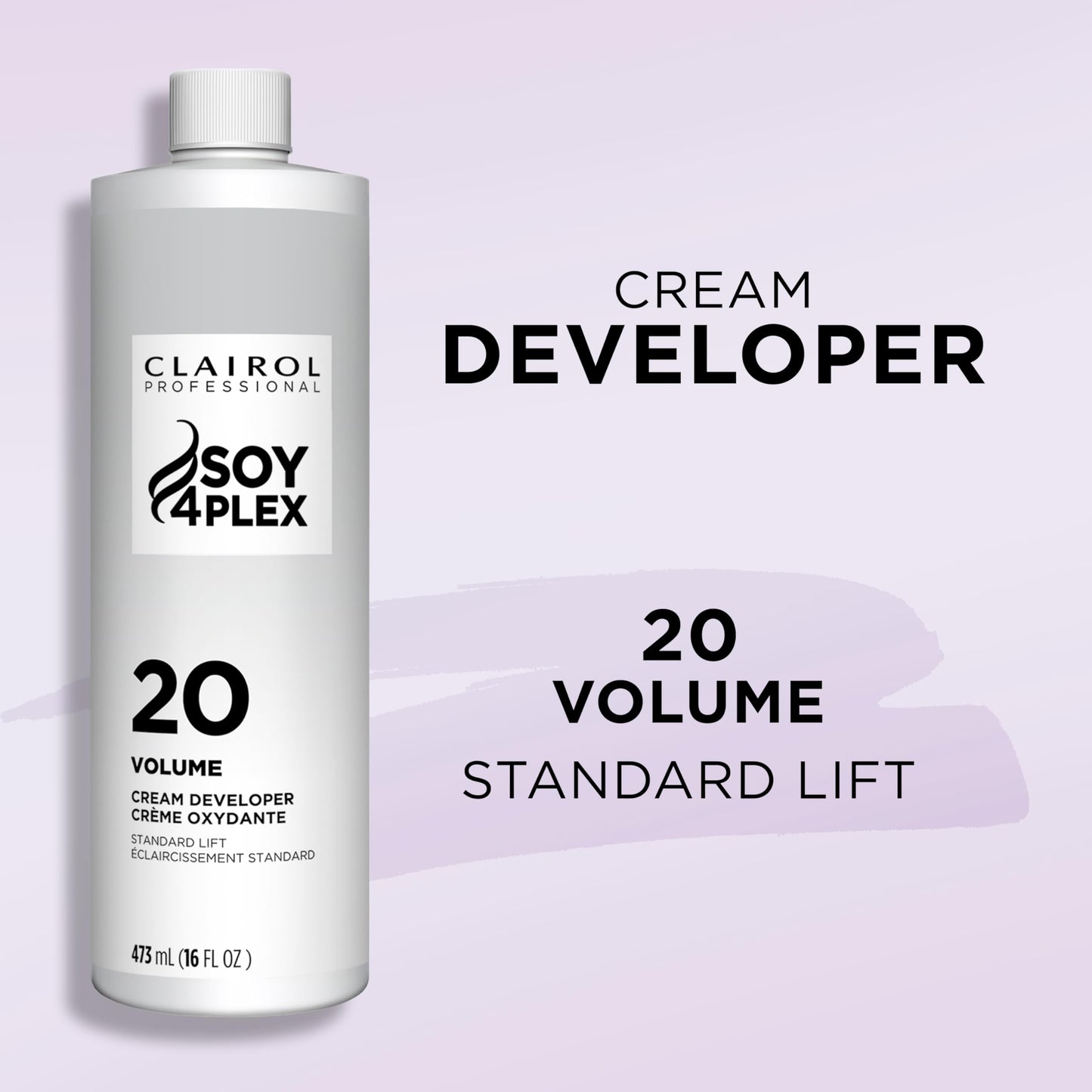 Lavender Clairol Professional Crème Permanente 20 volume Hair Developer, 32 oz. - Packaging May Vary