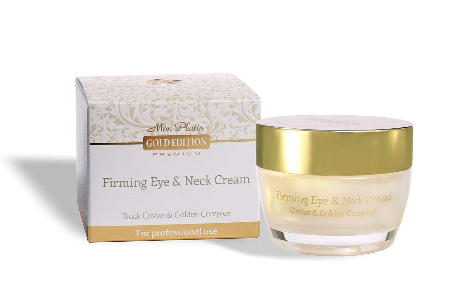 White Smoke Mon Platin Gold Edition -Firming Eye&Neck Cream With Black Caviar&Golden Complex 50ml