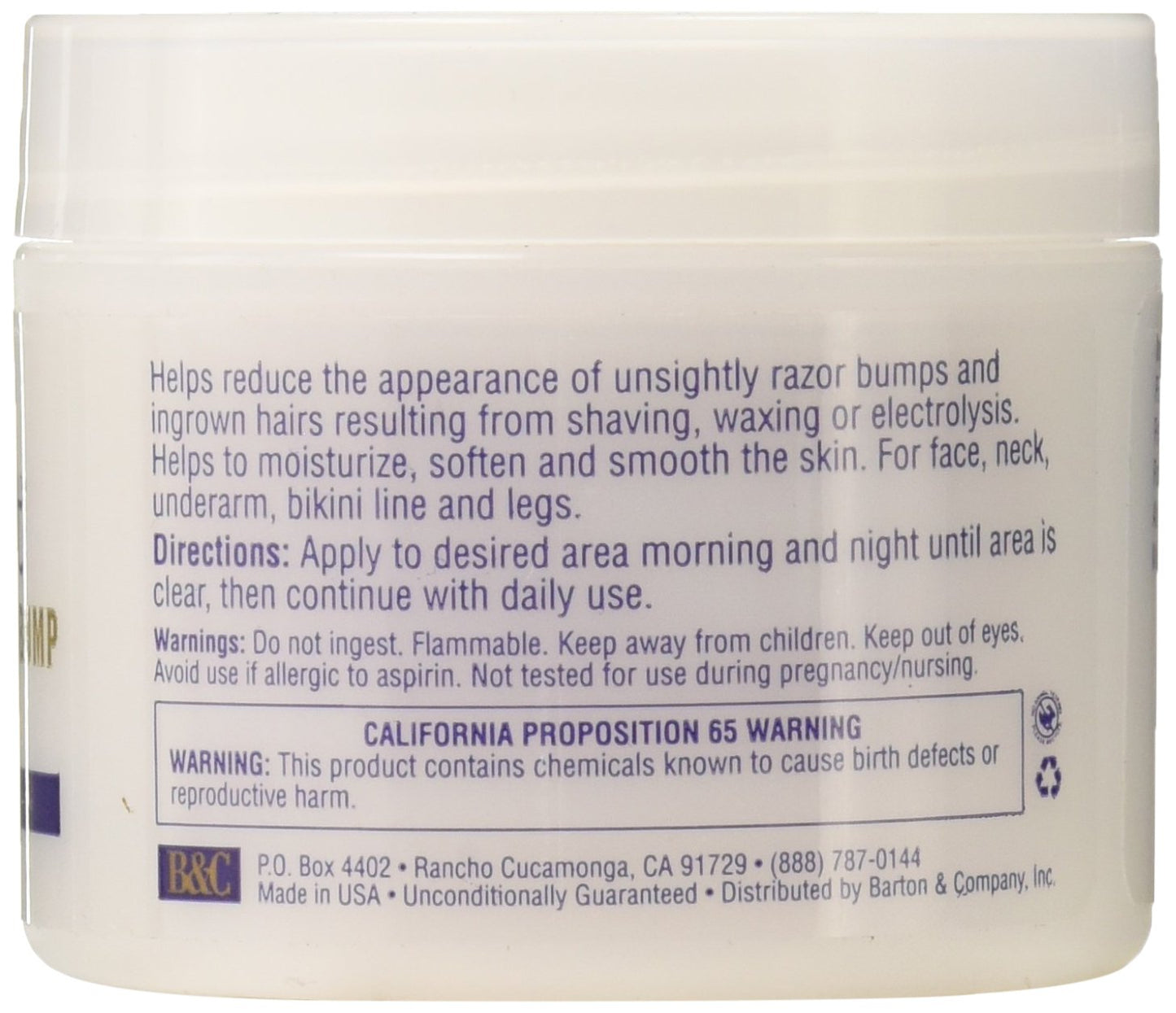 Antique White B&C Skin Tight In-grown Hair & Razor Bump Creme, 2 Ounce