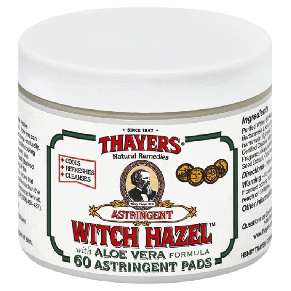 Lavender Thayer Witch Hazel Pads Orgnl