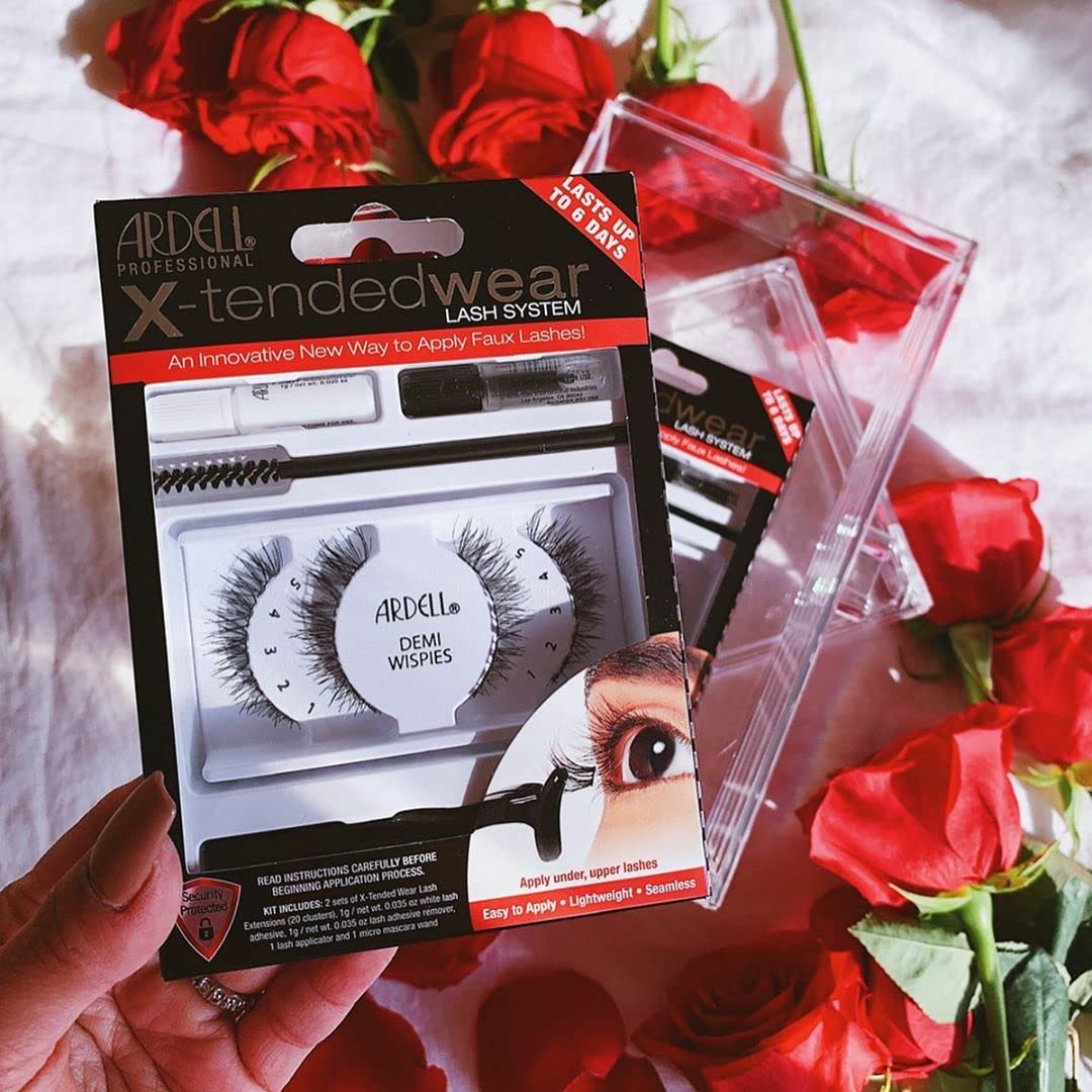 Light Gray Ardell Individual Lashes X-tended Wear - Demi Wispies