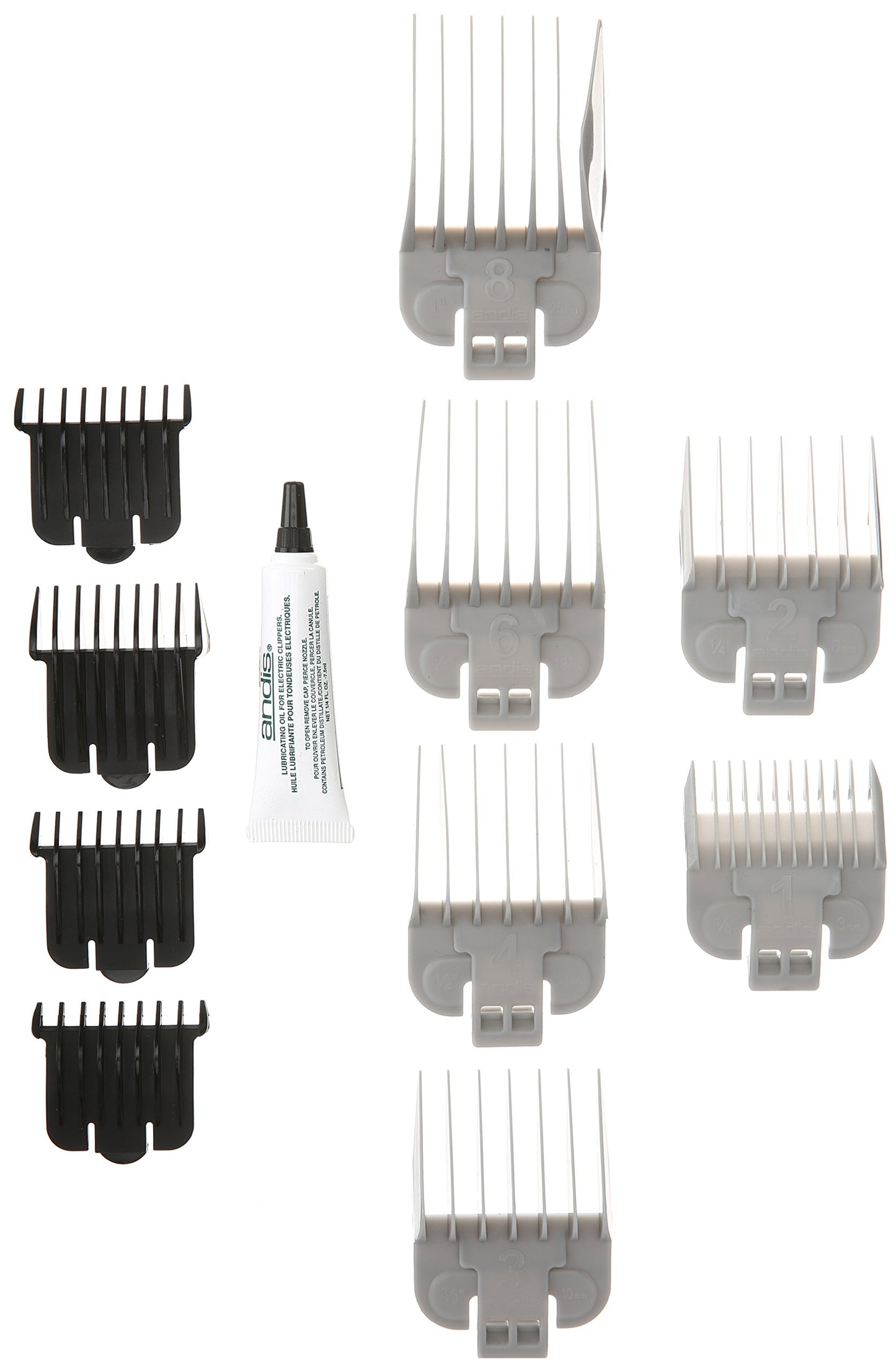 White Smoke Andis Stylist Combo Envy Clipper + T-Outliner Trimmer Black Combo Haircut Kit 66280