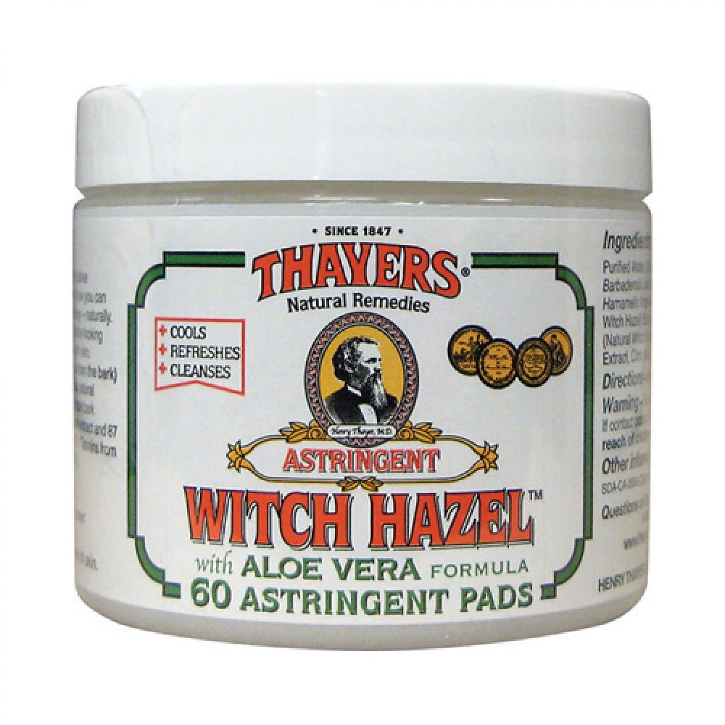 Lavender Thayer Witch Hazel Pads Orgnl