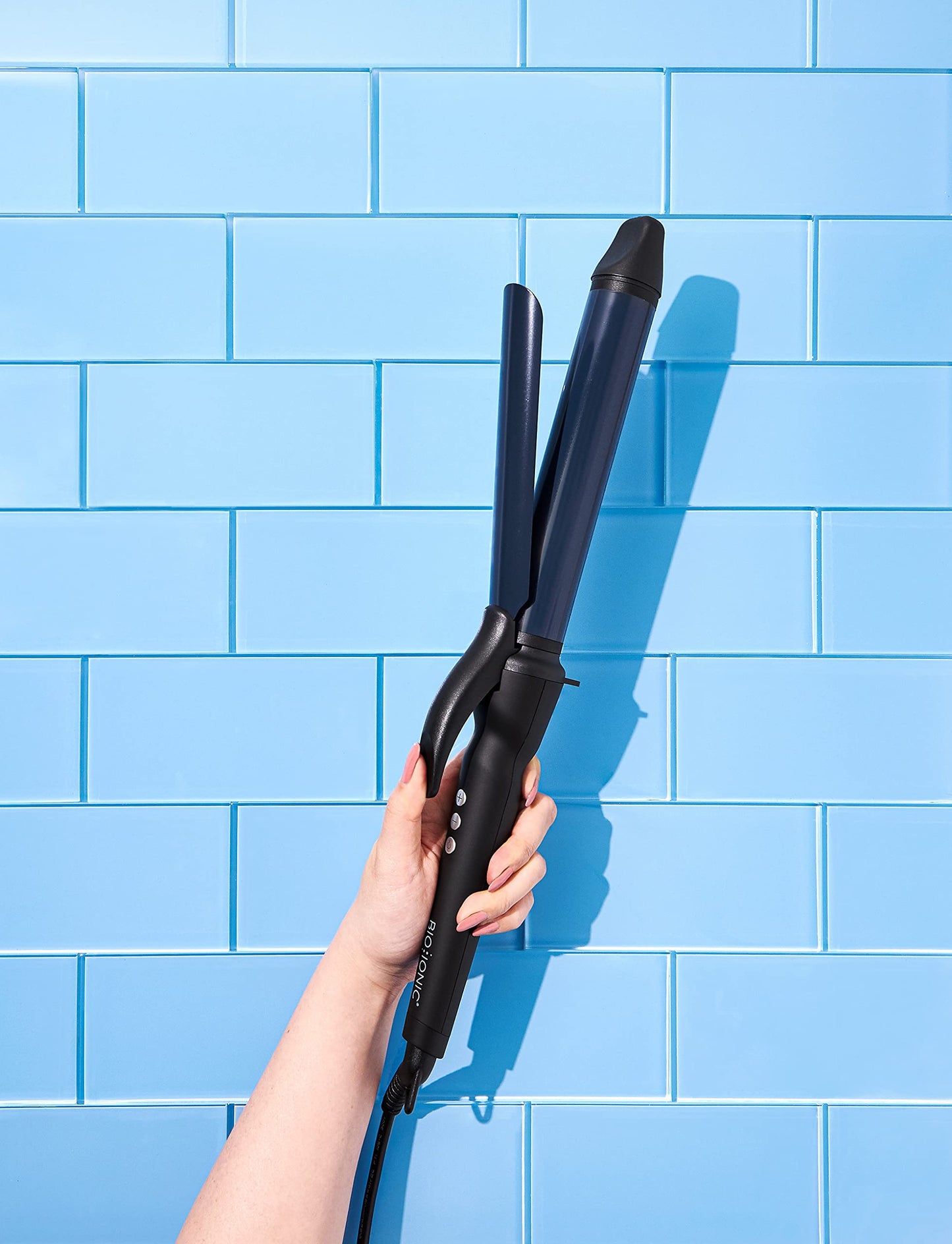 Light Blue BIO IONIC Graphene Curler, 1 lb.