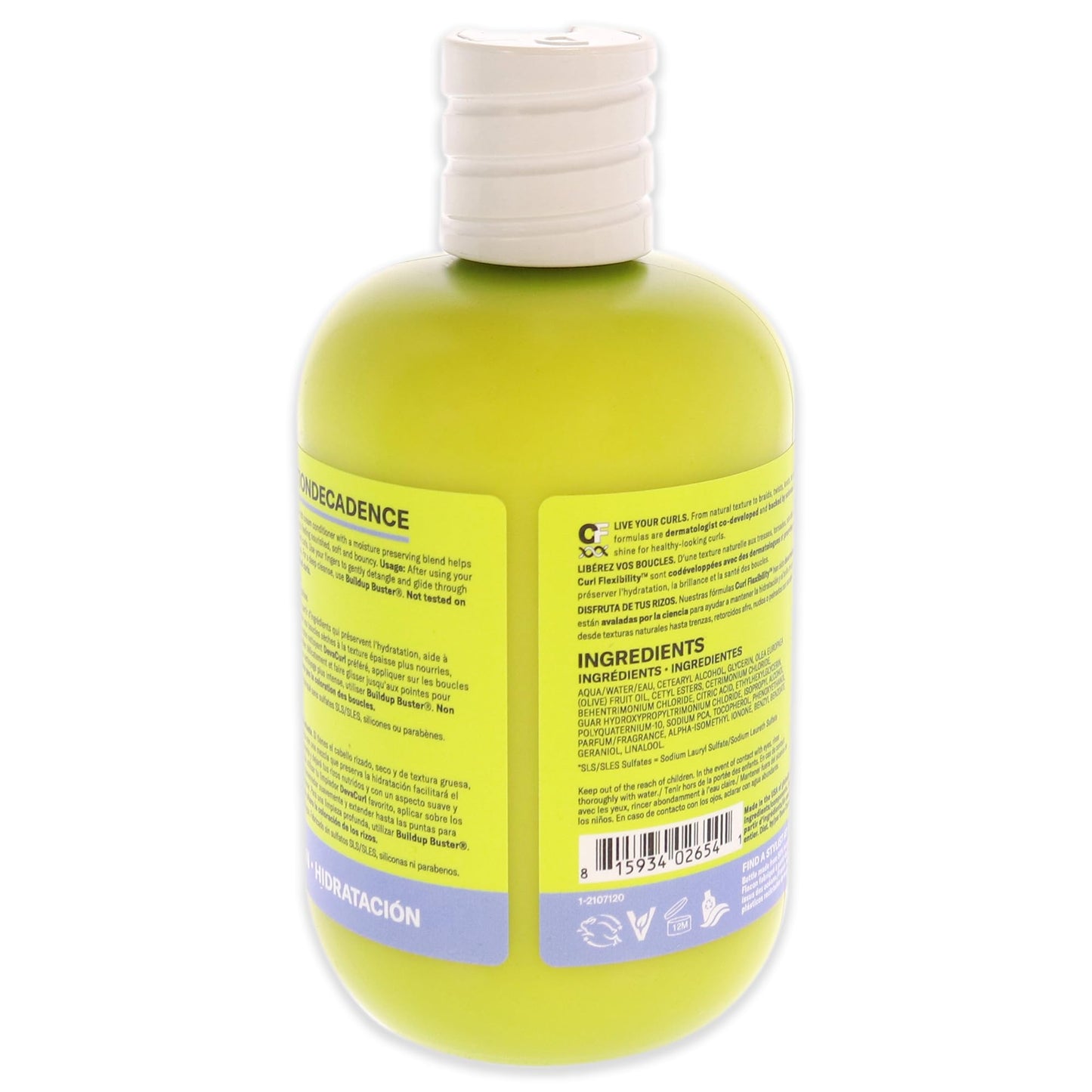 White Smoke DevaCurl One Condition Decadence Ultra-Rich Cream Conditioner, Green Oasis, 12 fl. oz.