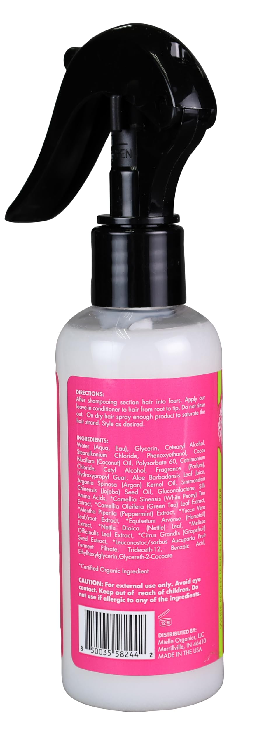 White Smoke Mielle White Peony Leave-in Conditioner 3.4 Fl Oz (Pack of 1), Clear