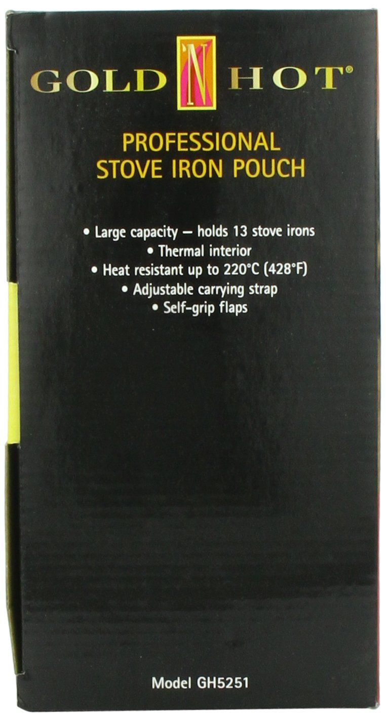 Dark Slate Gray Gold 'N Hot Stove Iron Pouch