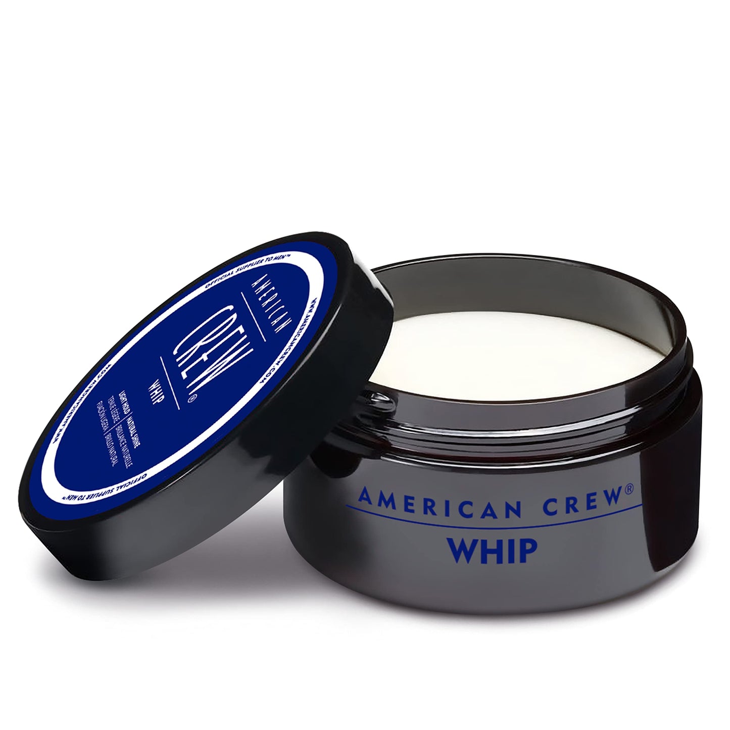 White Smoke American Crew Men's Whip Styling Cream, Like Hair Gel with Light Hold & Natural Shine, 3 oz