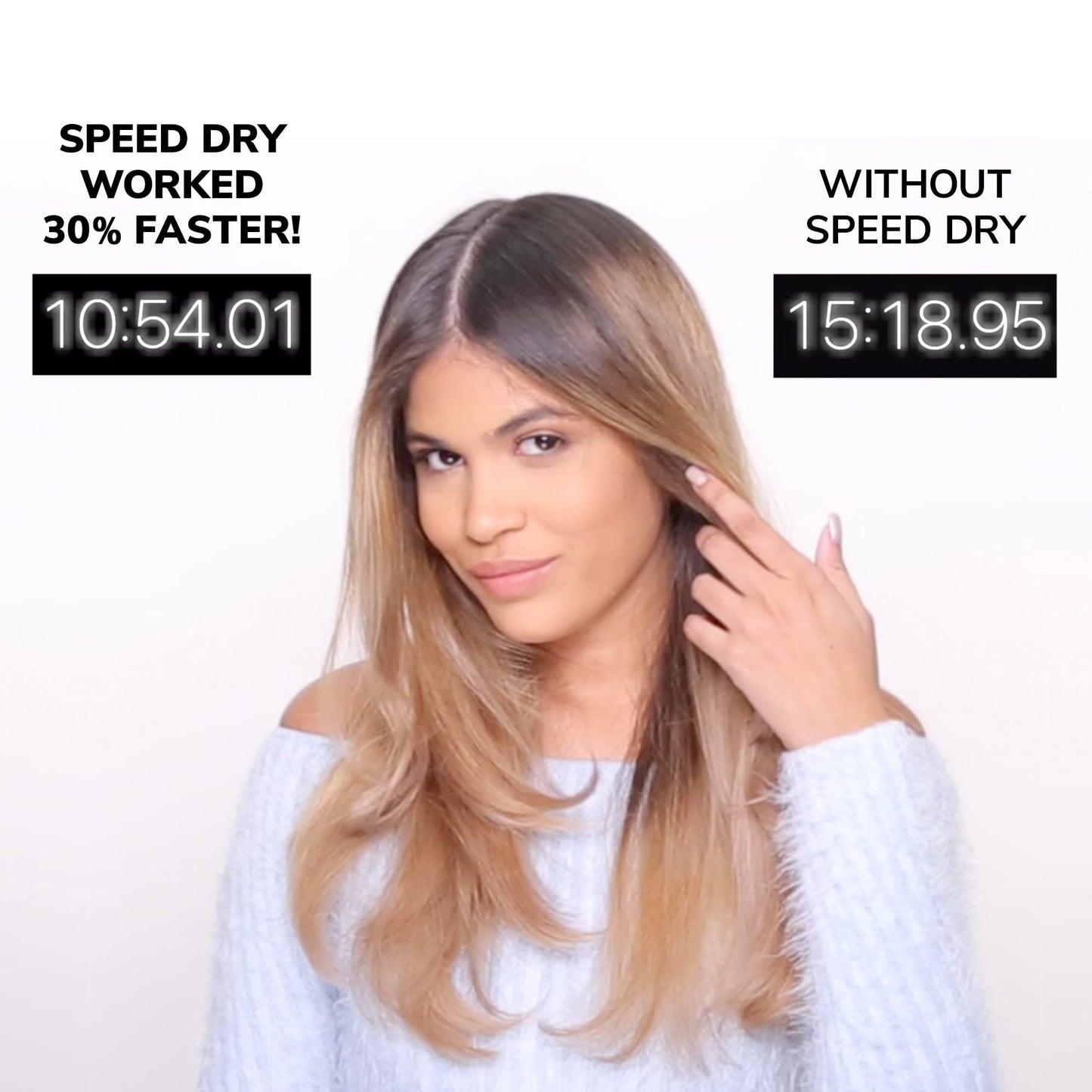 White Smoke COLOR WOW Speed Dry Blow Dry Spray – Cut Blow Dry Time by 30% | Heat Protectant, Prevent Breakage | Cruelty-Free & Gluten-Free