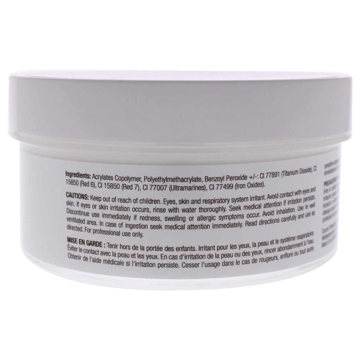 Dark Gray Cuccio Pro Acrylic Powder - White 12.75 Oz