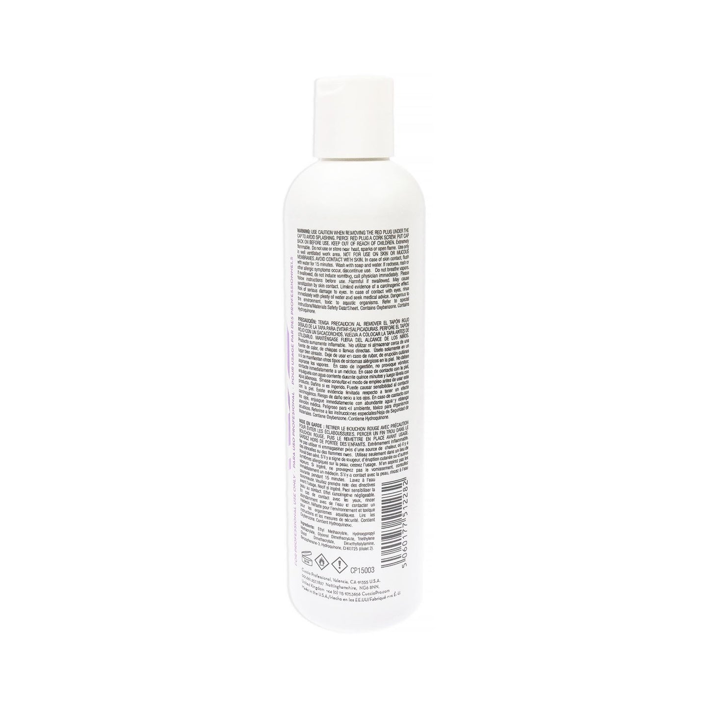 Gray Cuccio Pro Revolution Acrylic Liquid 8 Oz