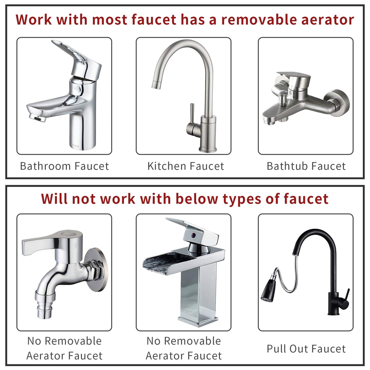 White Smoke ZCONIEY Sink Faucet Sprayer Attachment Hair Pet Rinser Showerhead with Stop Water-saving Function