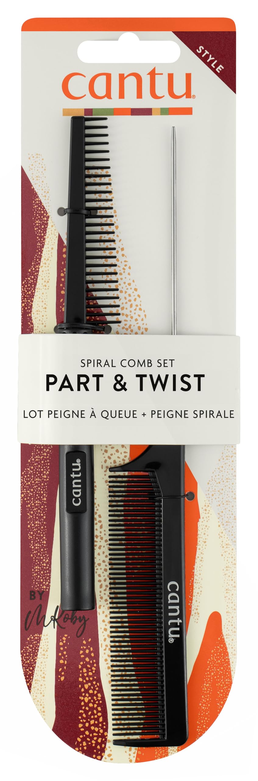 Light Gray Cantu Hair Accessories Style Part & Twist Set