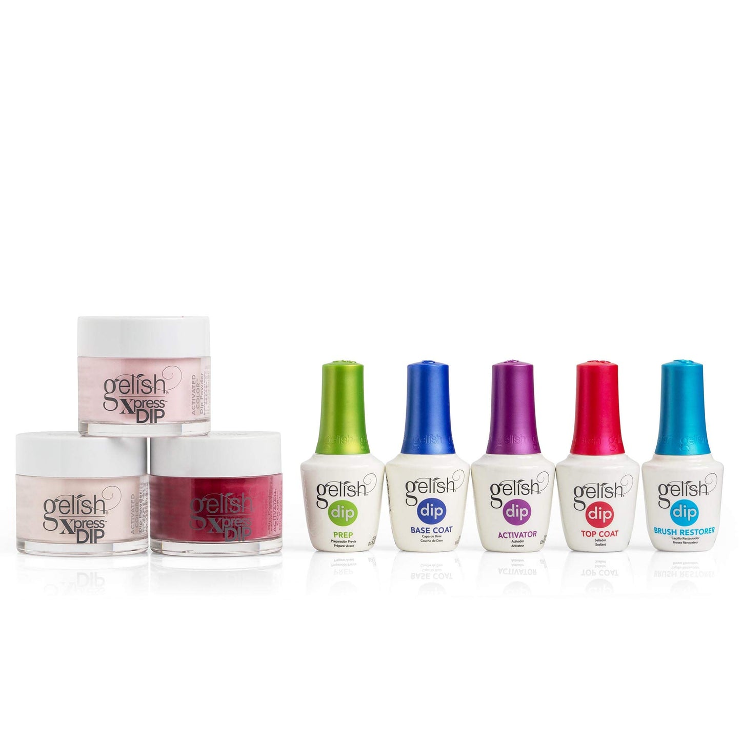 White Smoke Gelish Xpress Dip Color Kit – Dip Powder Nail Kit for Strong, Long-Lasting Manicure, Easy-to-Use Nail Dip Powder System for Salon-Quality Nails at Home.
