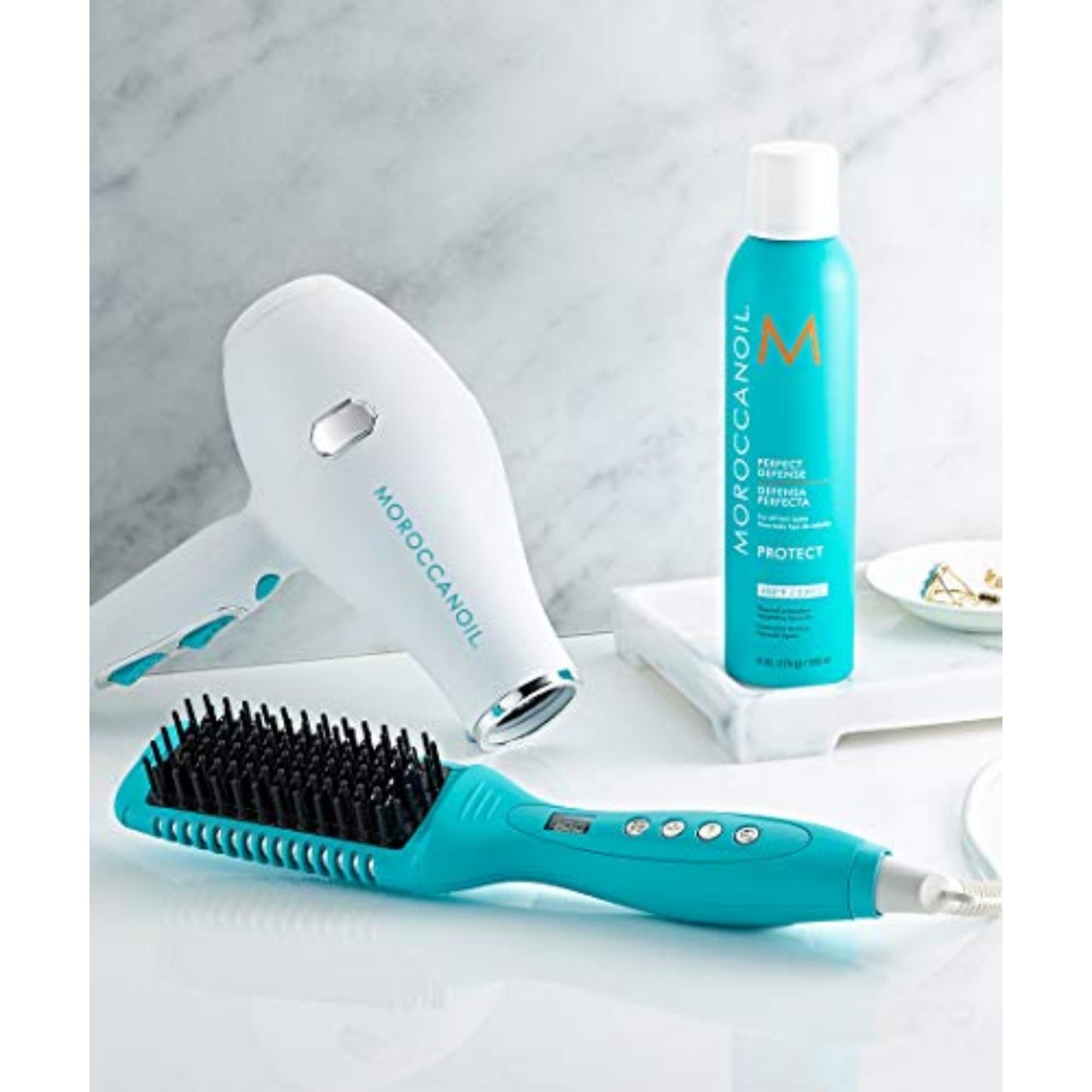 Lavender Moroccanoil Smooth Style Ceramic Heated Brush