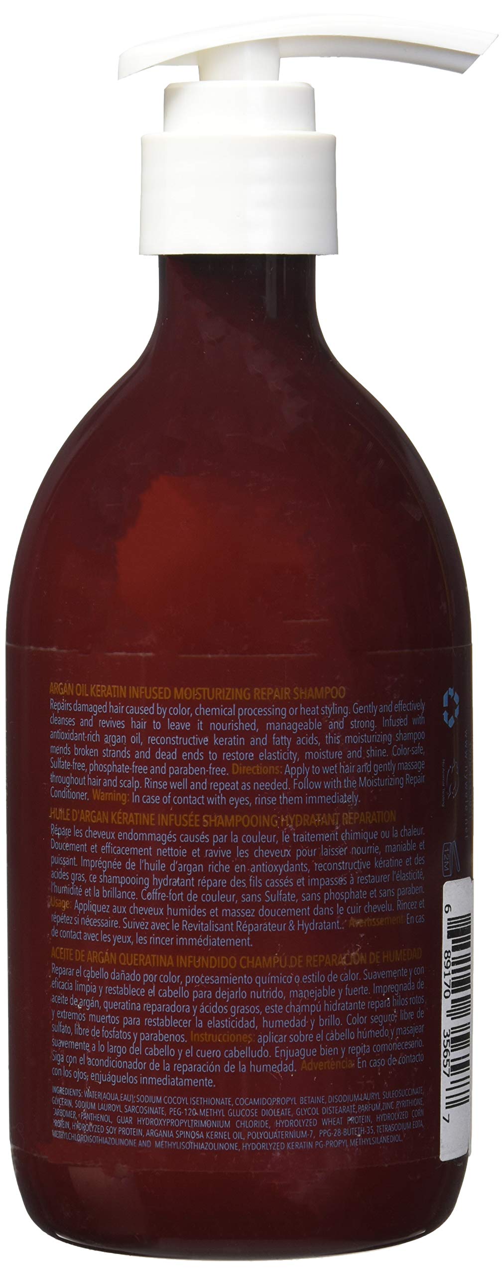 White Smoke Nywele Keratin Infused Repair Shampoo & Conditioner (Shampoo)