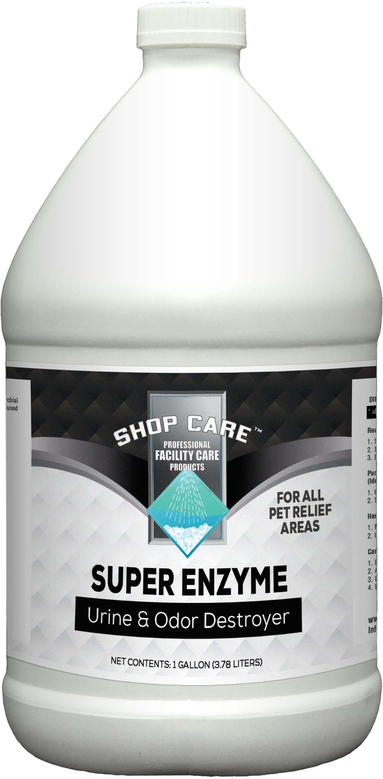 White Smoke Shop Care Super Enzyme Urine and Odor Destroyer Gallon