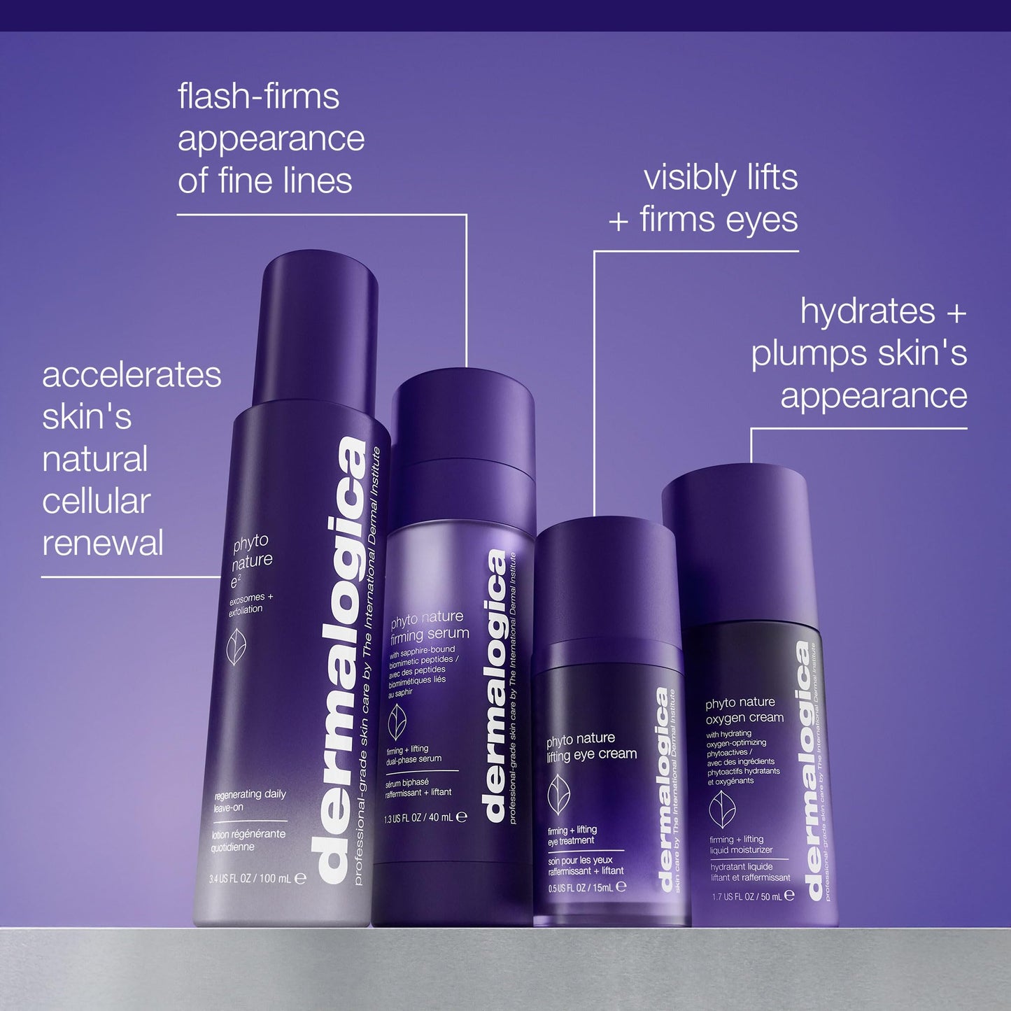 Slate Gray Dermalogica Phyto Nature E2, Daily Leave on Face Exfoliant for Skin Renewal, Exosome Pre Serum, 3.4 fl oz