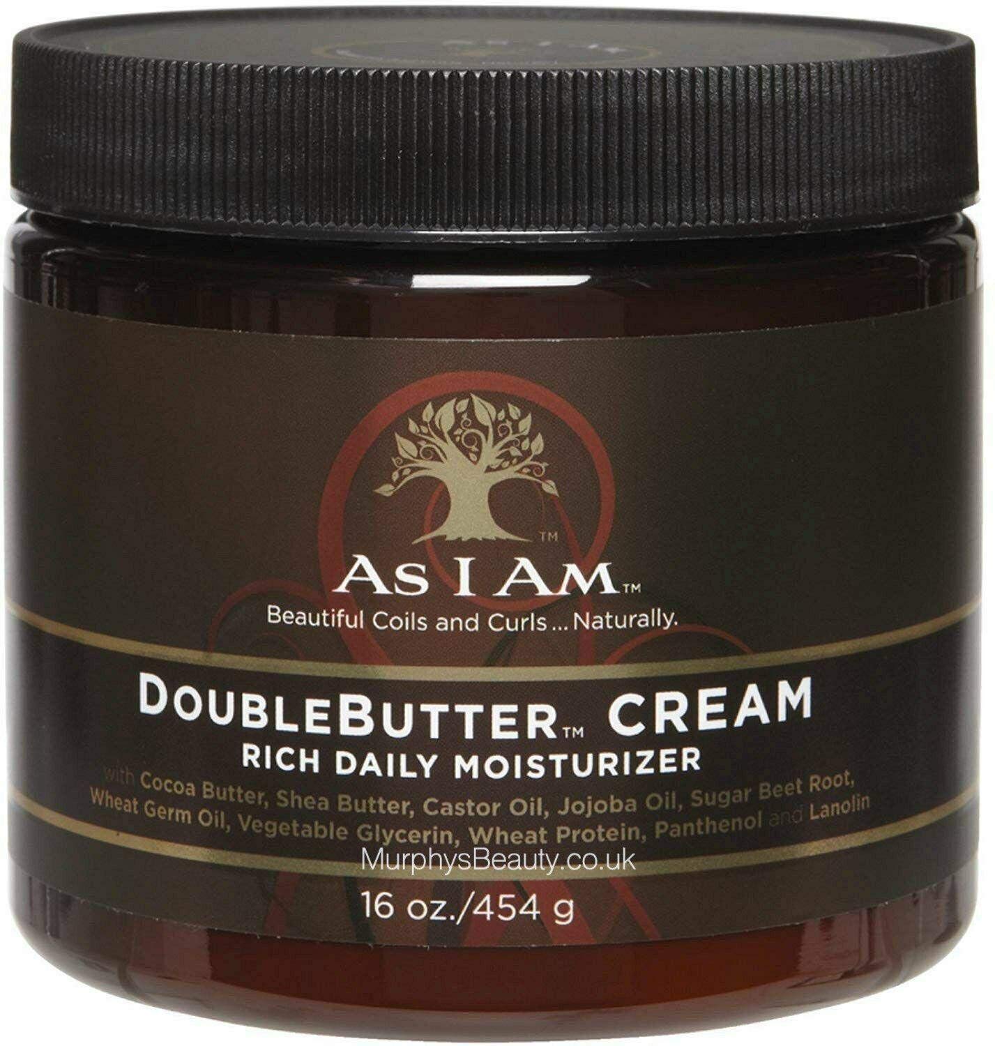 Dark Slate Gray As I Am Double Butter Cream, 16 oz (Pack of 2)