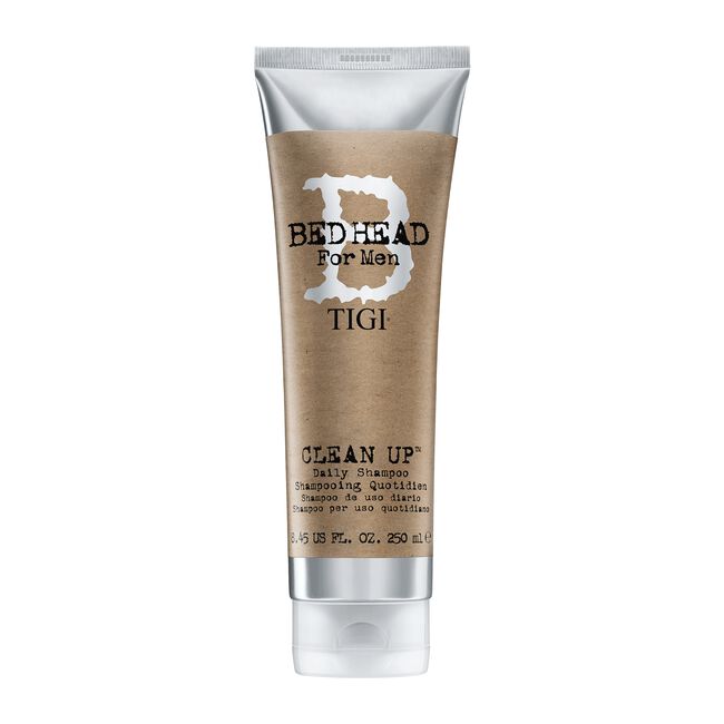 White Smoke TIGI Bed Head for Men Clean Up Daily Shampoo