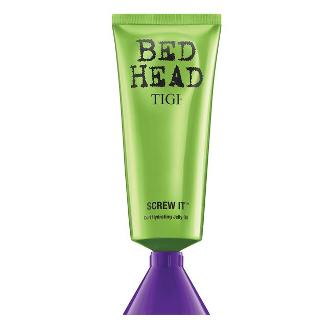 White Smoke TIGI Bed Head - Screw It Curl Hydrating Jelly Oil
