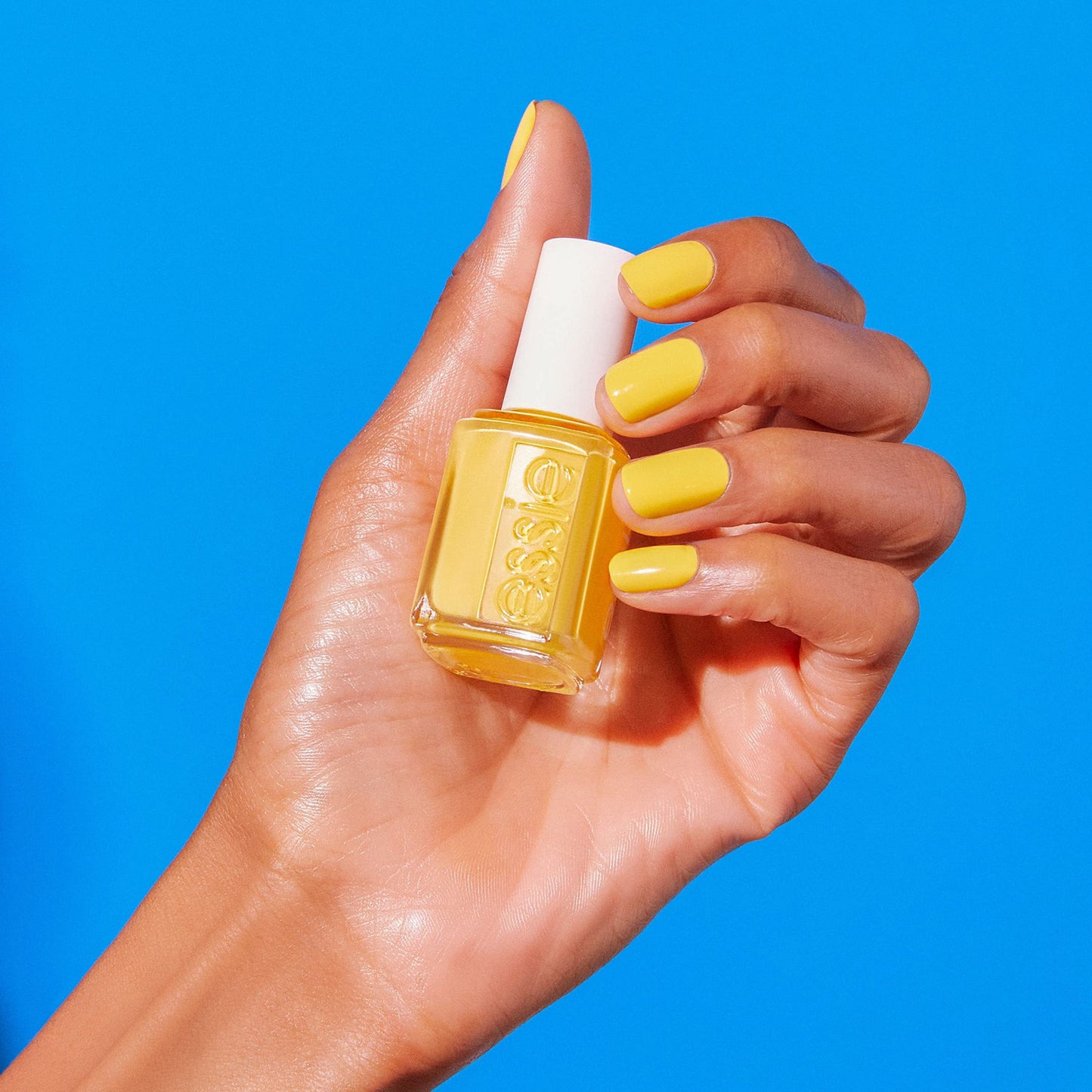 Dodger Blue essie Salon-Quality Nail Polish, 8-Free Vegan, Push Play Collection, Yellow, Sunshine Be Mine, 0.46 oz.