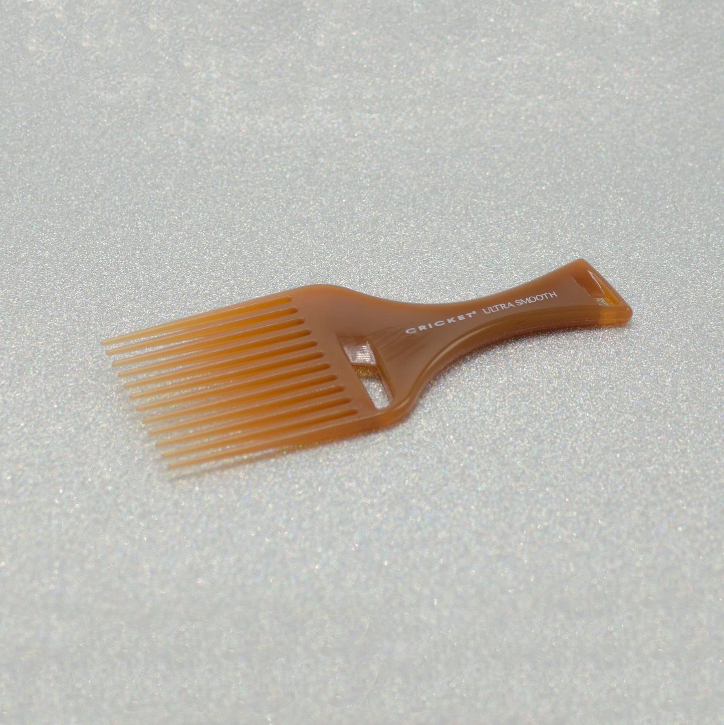 Gray Cricket Ultra Smooth Hair Pick Comb for Volumizing, Detangling, and Reducing Frizz - Enriched with Argan, Olive Oil, and Keratin Infused, Ideal for Curly, Thick, and Long Hair