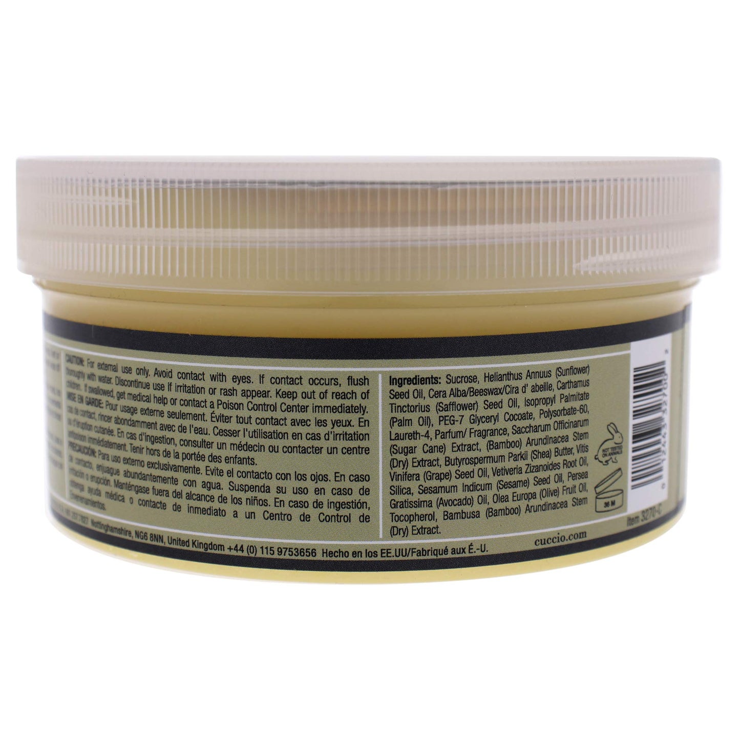 Dim Gray Cuccio Micro Exfoliation Scrub, Sugarcane and Bamboo Powder, 16 Ounce (I0098659)