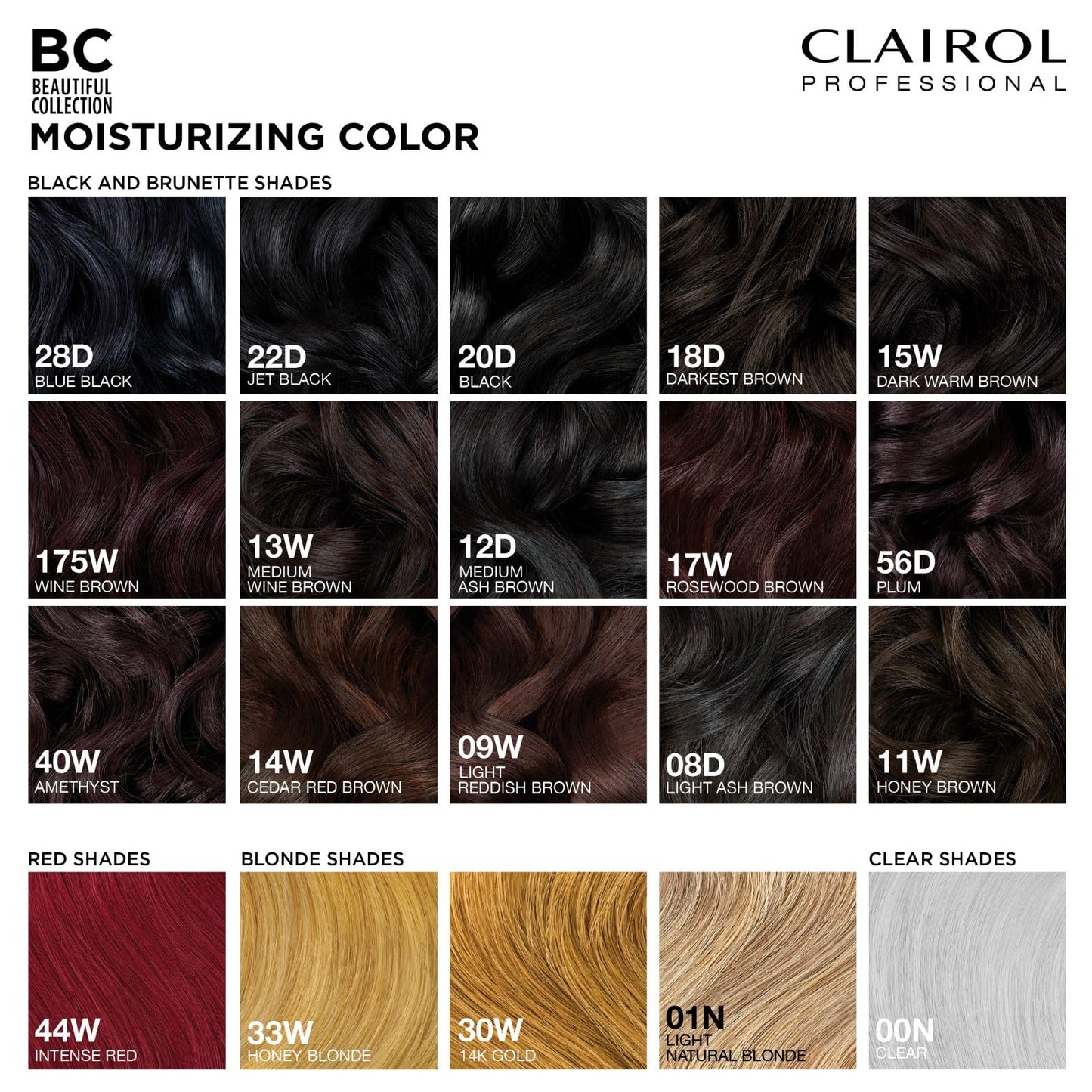 White Smoke Clairol Professional Beautiful Collection Hair Color, 11W Honey Brown, 3 Fl Oz - Packaging May Vary