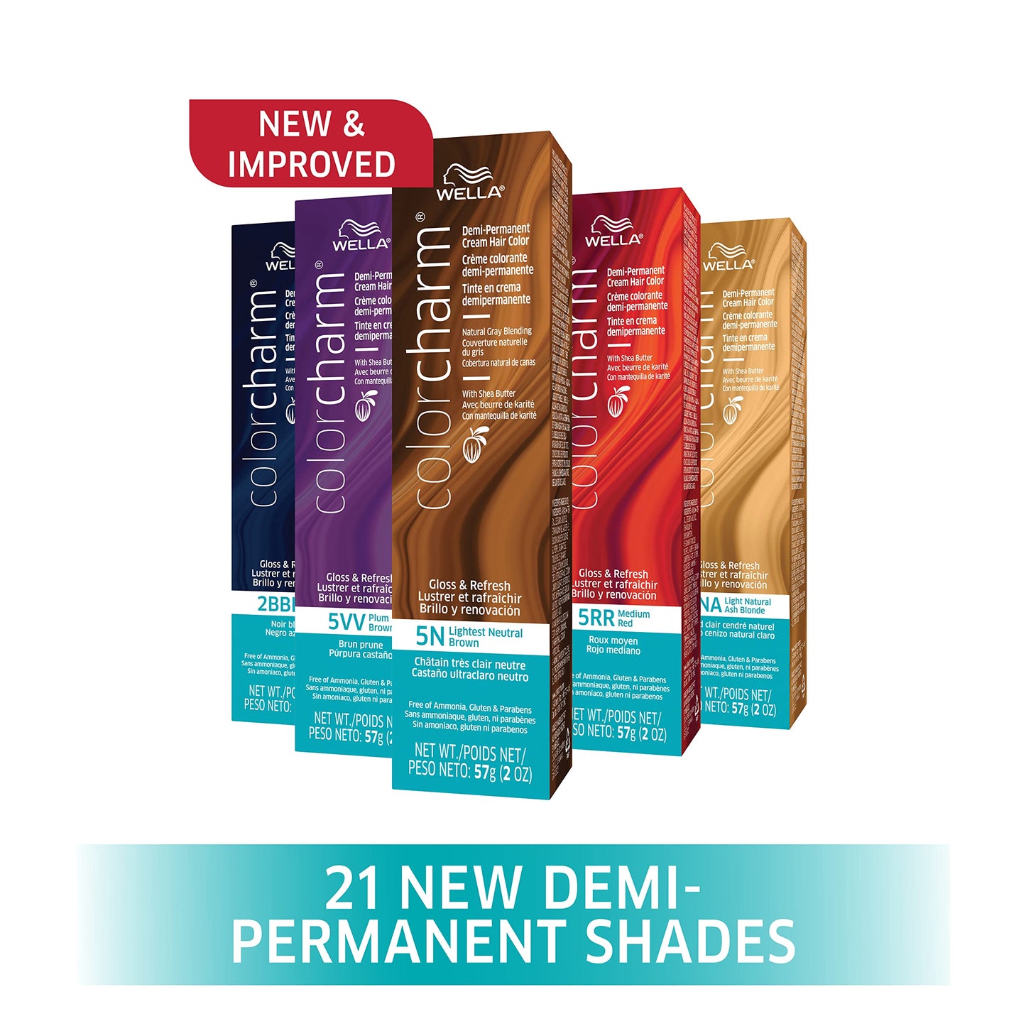 White Smoke Wella Professionals Invigo Brilliance Color Protection Shampoo & Conditioner, For Fine Hair + Wella ColorCharm Demi Permanent Hair Color, 6N Dark Neutral Blonde