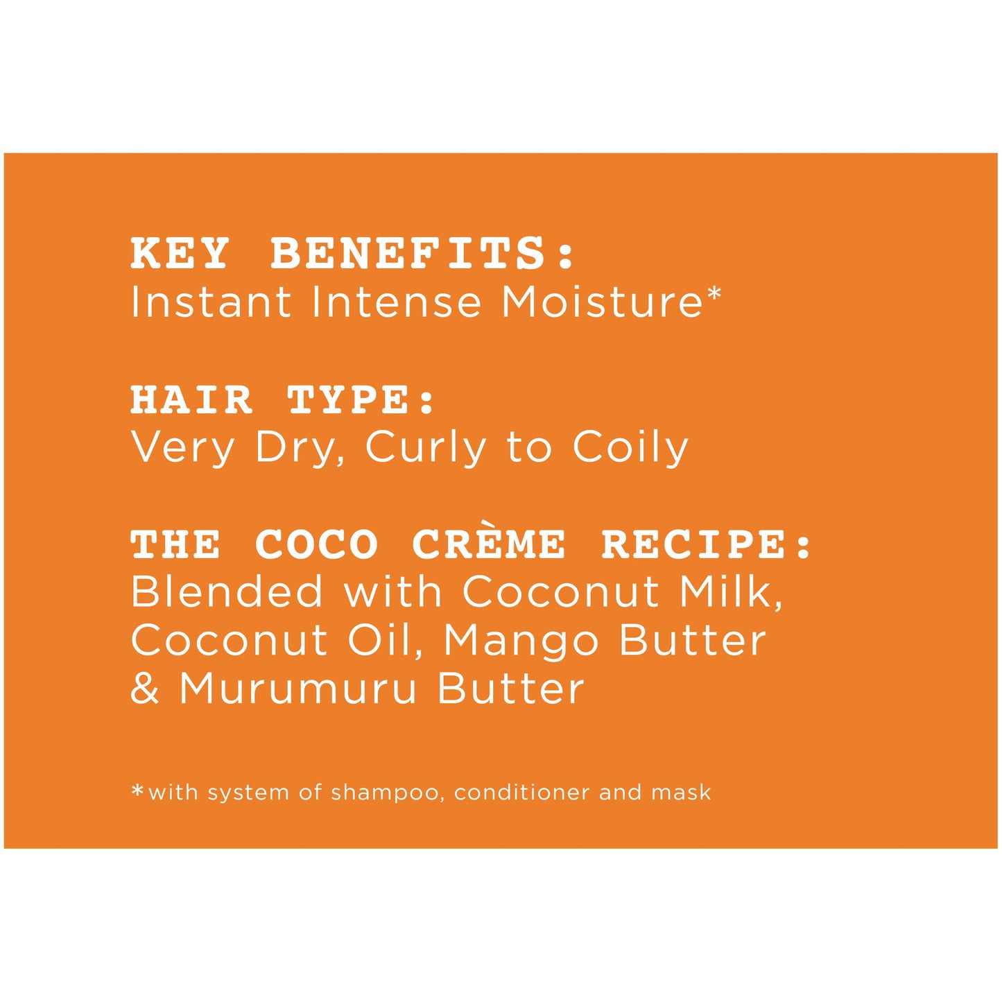 Chocolate Carol’s Daughter Coco Creme Sulfate Free Shampoo and Conditioner Set with Silicone Free Hair Butter, for Very Dry Curly Hair, with Coconut Oil and Mango Butter