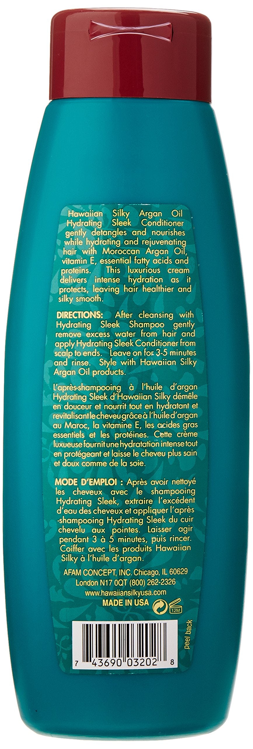 White Smoke Hawaiian Silky Hydrating Sleek Conditioner, 14 Oz