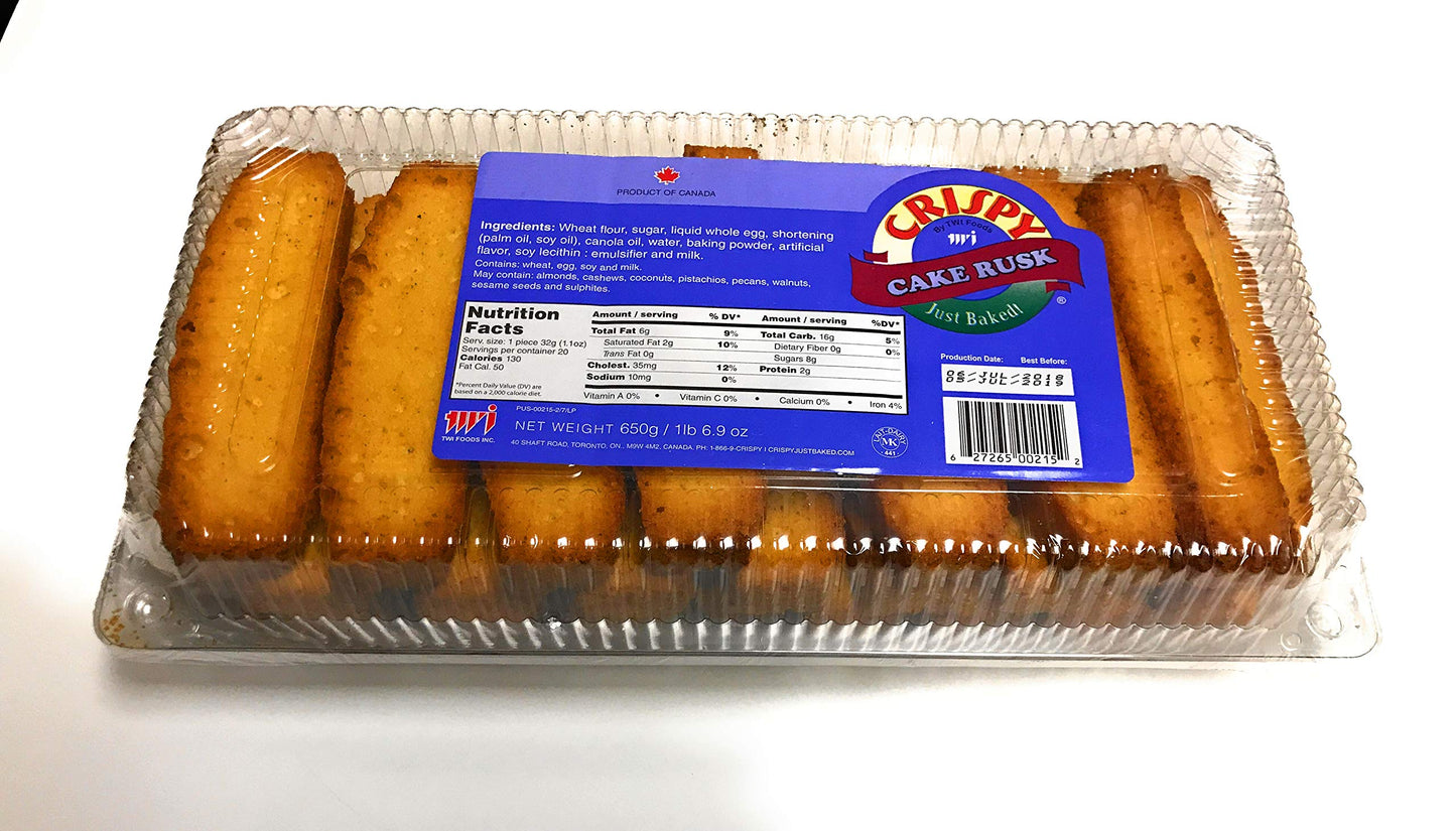 White Smoke Crispy Cake Rusk Net WT. 550g