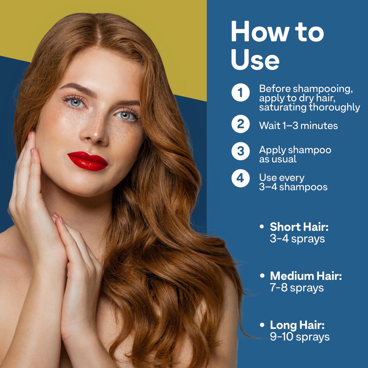 Dark Slate Blue Colorproof Hair Pre-Tox Spray 6.7 Fl. Oz. Rapid Clarifying Pre Shampoo Spray with Color Protection, Coconut & Lemongrass Scent