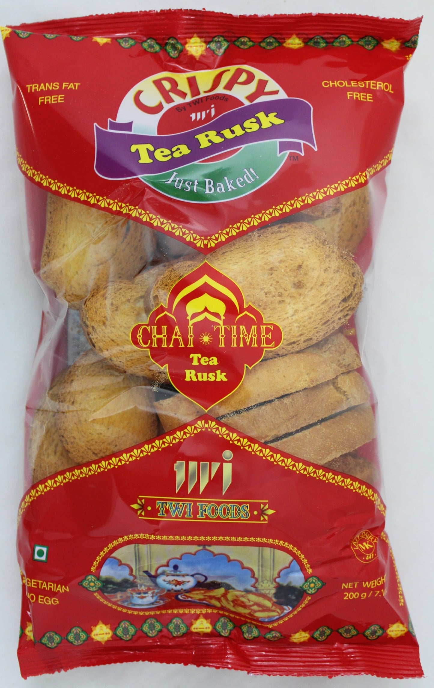 Light Gray Crispy Tea Rusk