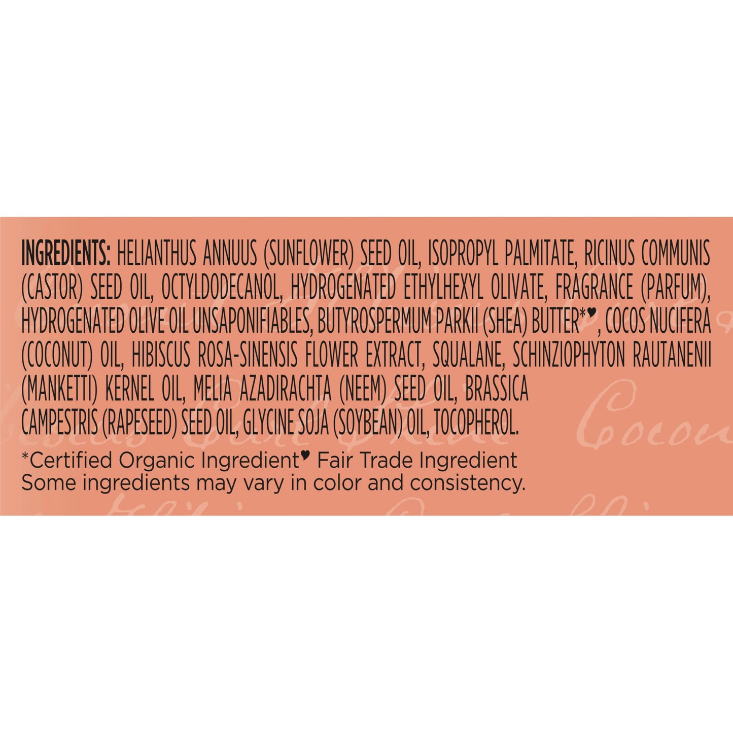 Dark Salmon Shea Moisture Coconut & Hibiscus Smooth & Shine Oil Coconut & Hibiscus Softens And Hydrates Hair With Manketti And Coconut Oil For A Lightweight Texture 3.3 Fl Oz
